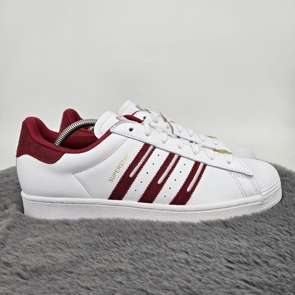 New adidas Superstar 'Embroidered Red Stripes' Men's Shoes Size 11 - Picture 3 of 8